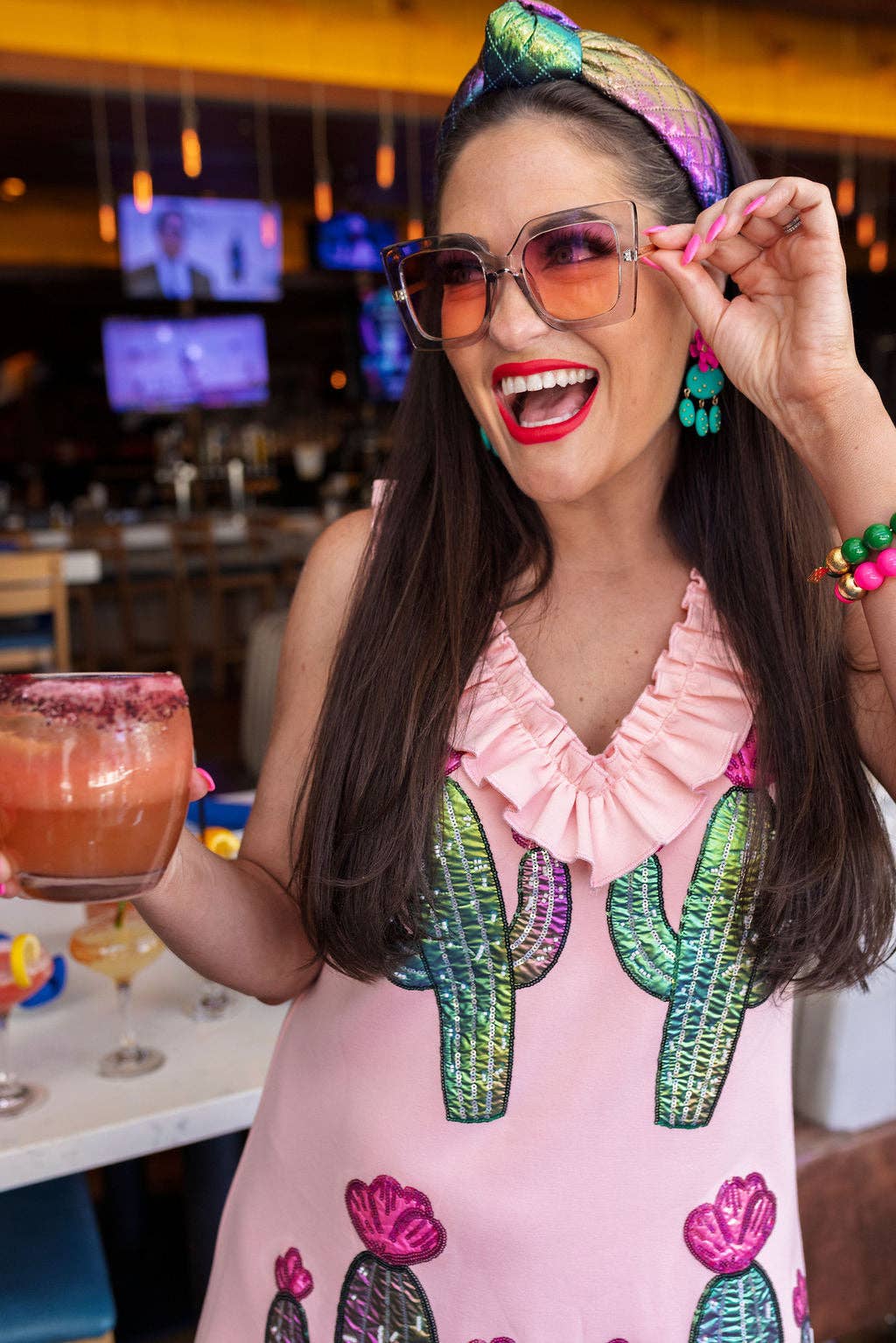 Lavender Retro Sunglasses
