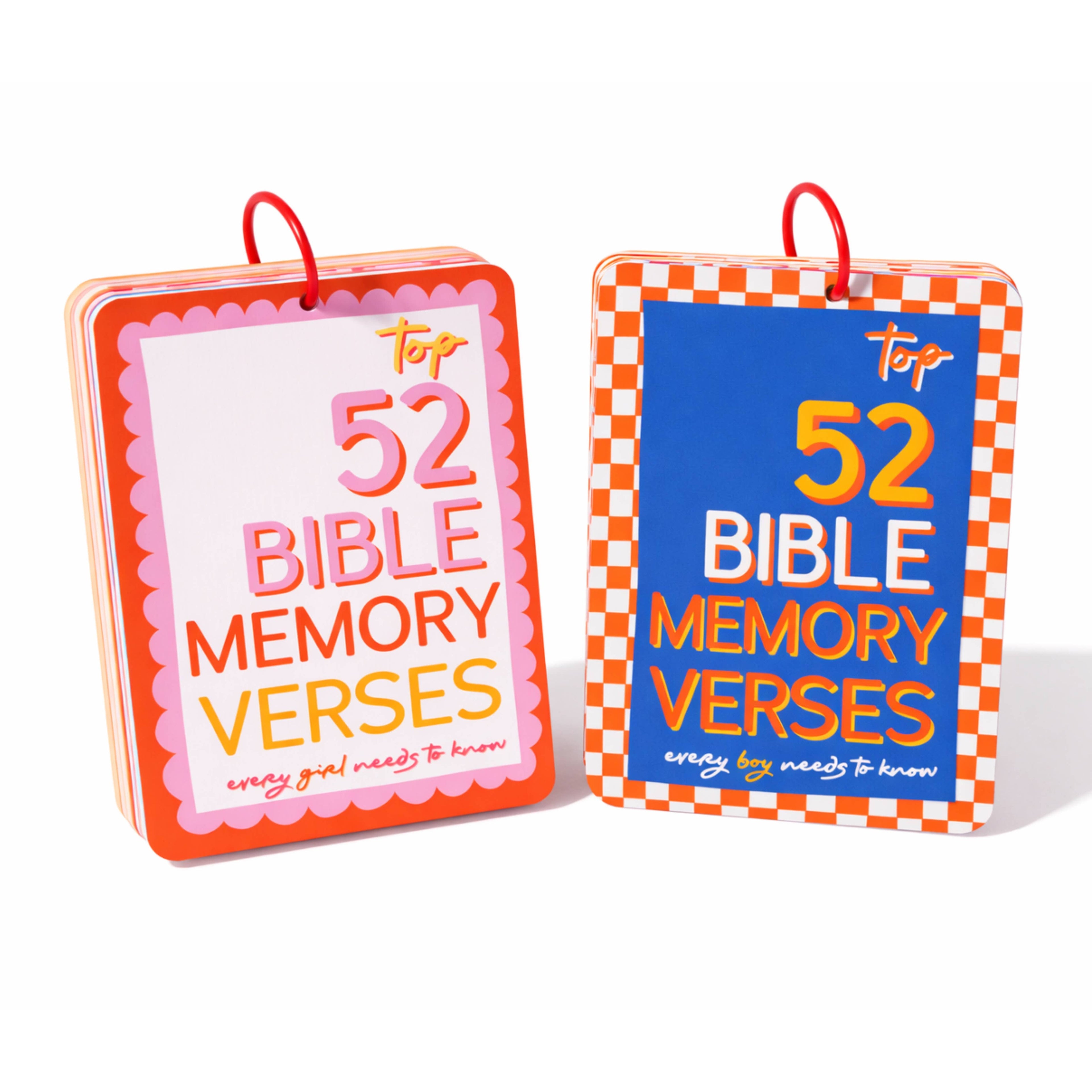 Kids Bible Memory Cards Christian gift
