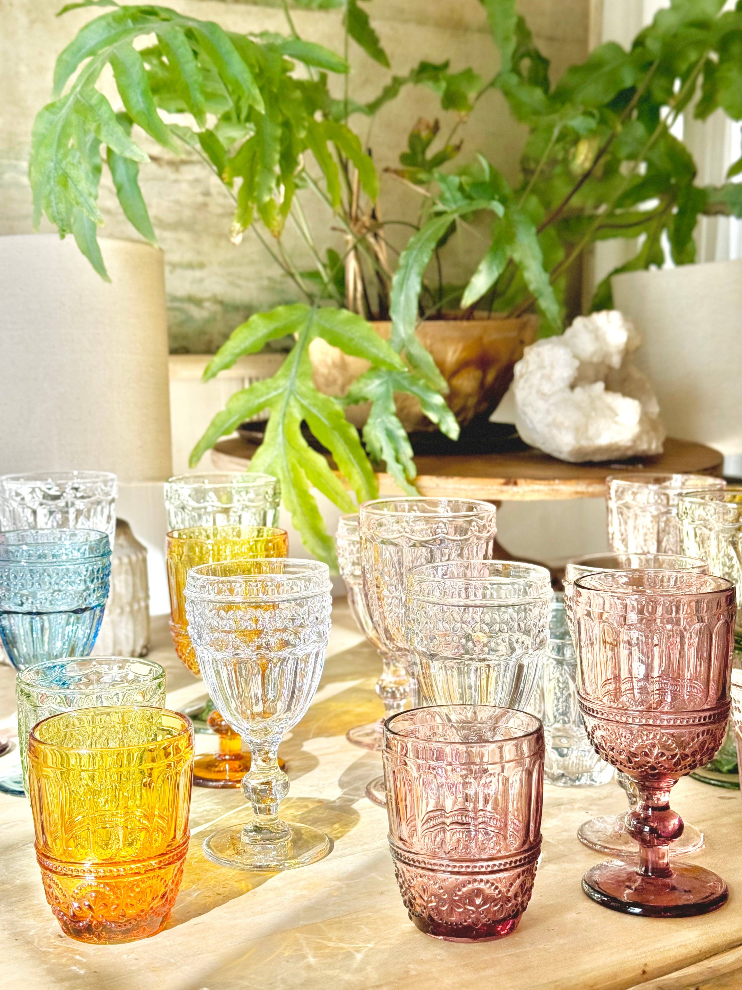 Rouen Blush Goblet