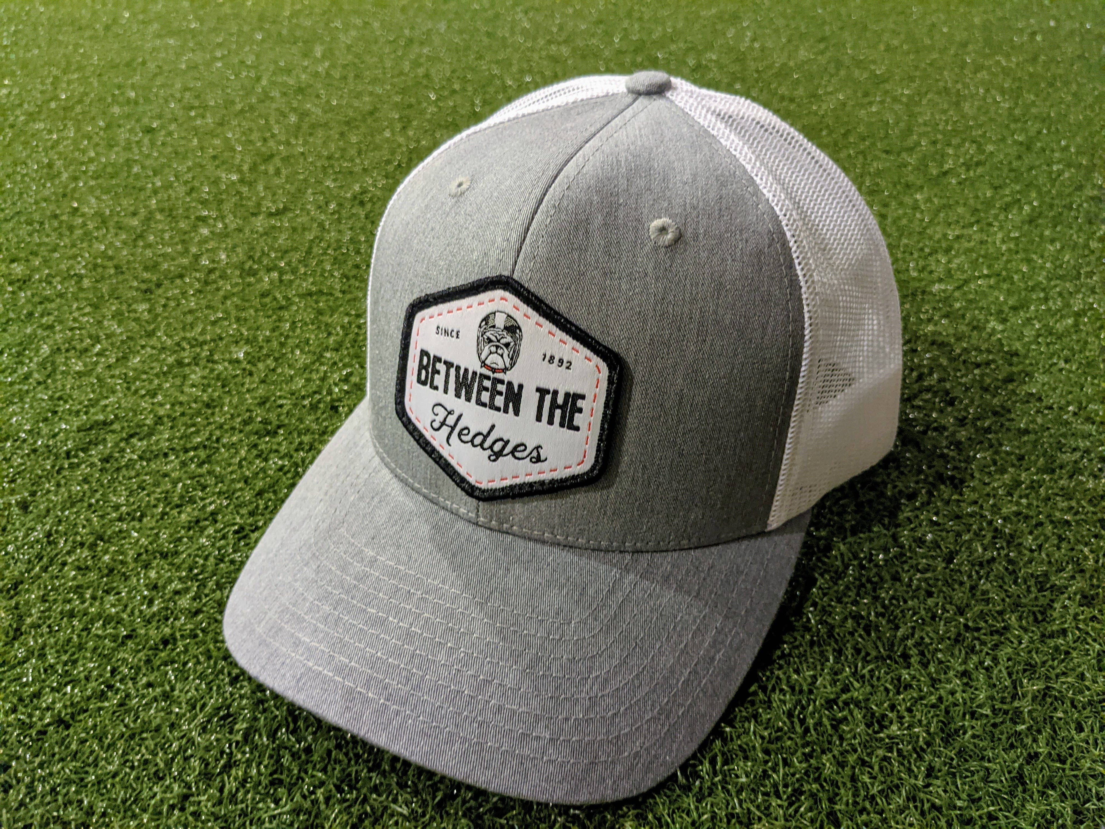 Grey & White "Between The Hedges" Trucker Hat