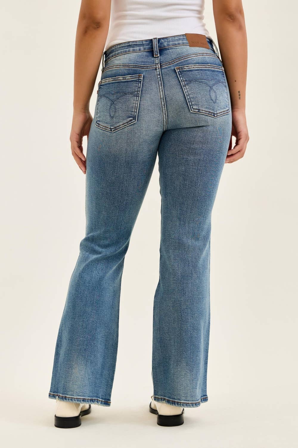 Low Rise "DAISY" Bootcut MD Genie Blue