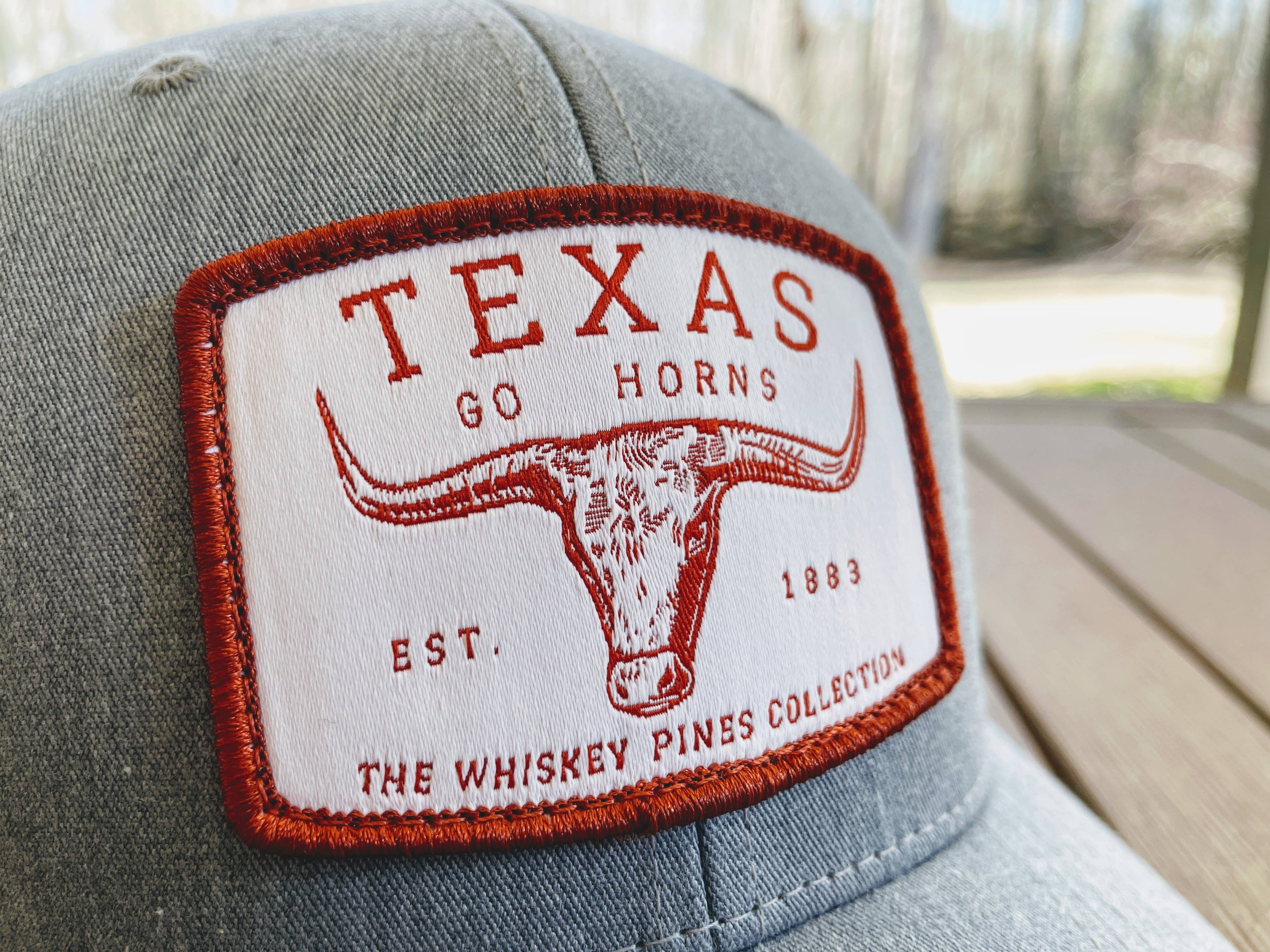 Grey & White Texas Trucker Hat