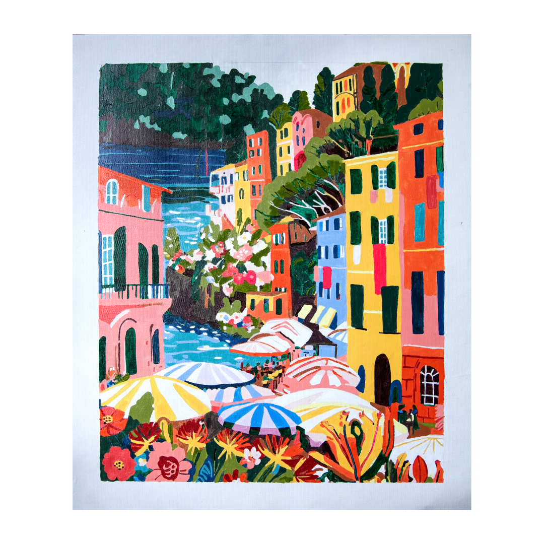 Flower Market: Portofino Paint By Number