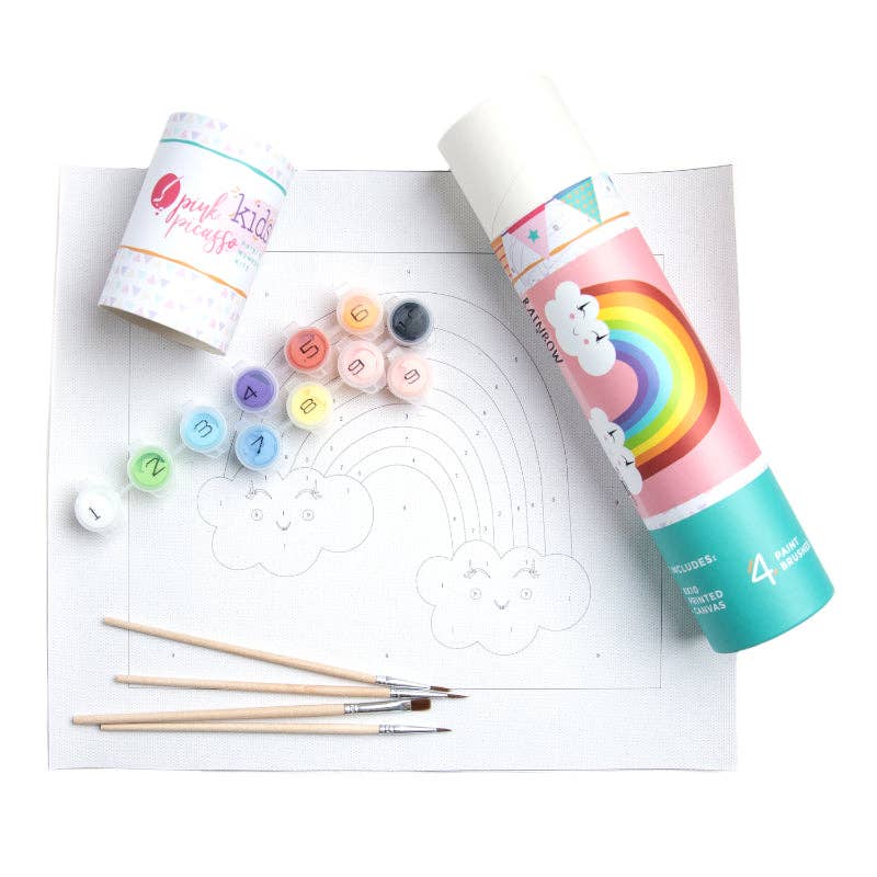 Rainbow Paint by Number Kit