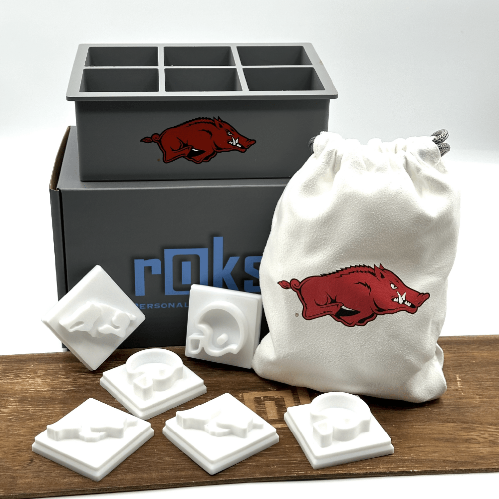 University of Arkansas Custom Cocktail Ice Tray - Bundle