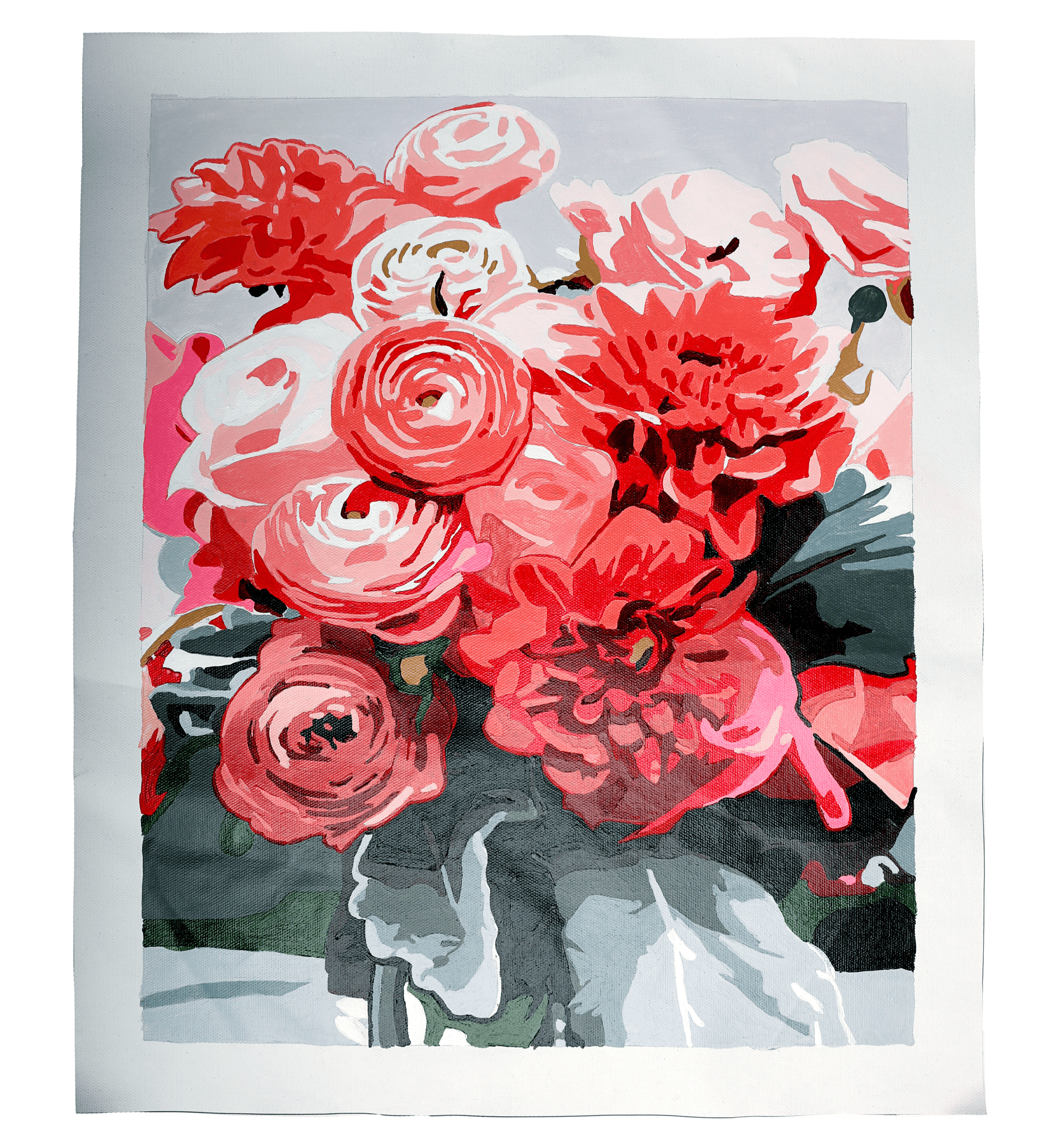 Special Edition Illustrated Blushing Blooms Paint by Number