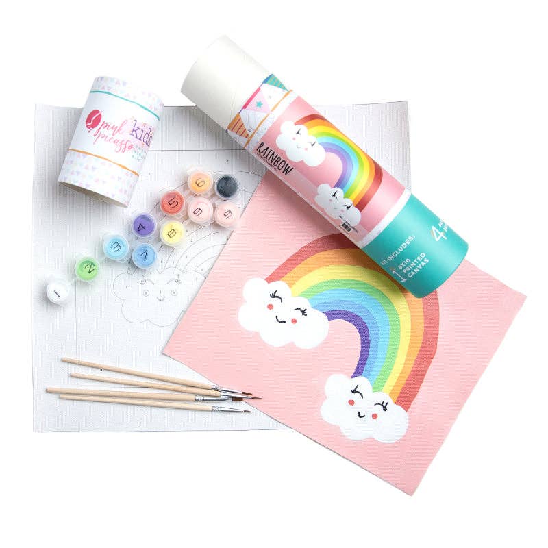 Rainbow Paint by Number Kit