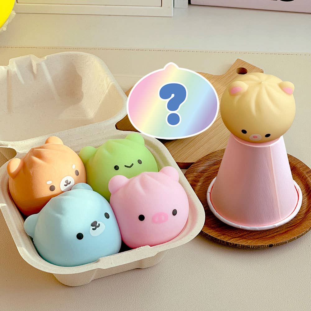 Animal Dumpling Squishy – Mystery Stress Toy