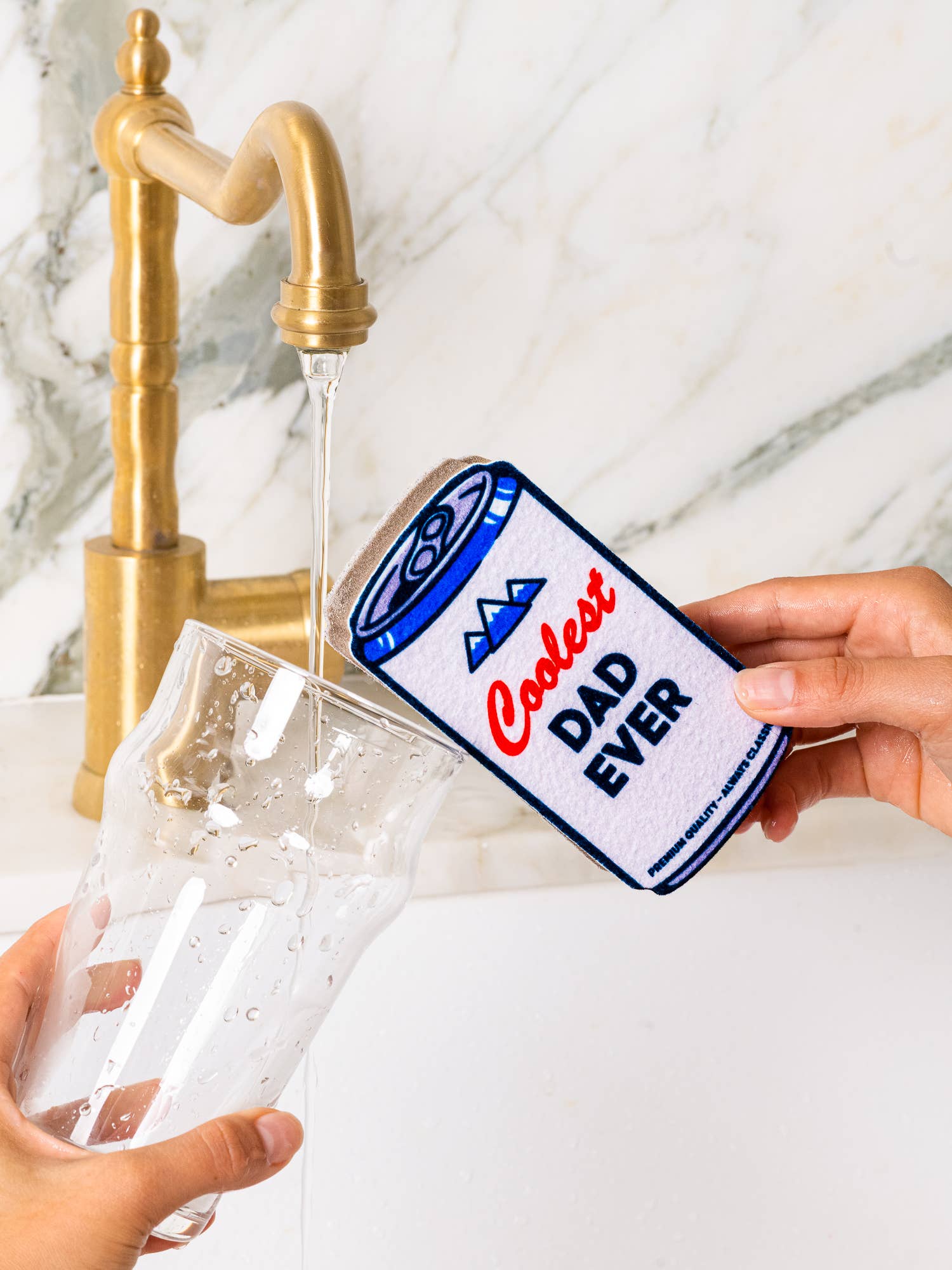 Beer Scrubbly Sponge - Coolest Dad