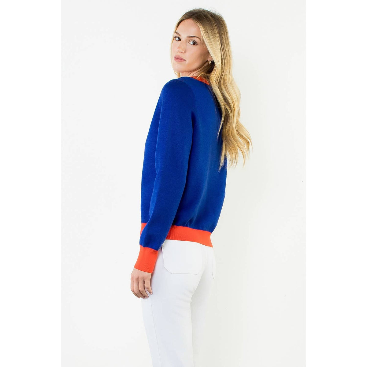 Long Sleeve Dog Print Sweater