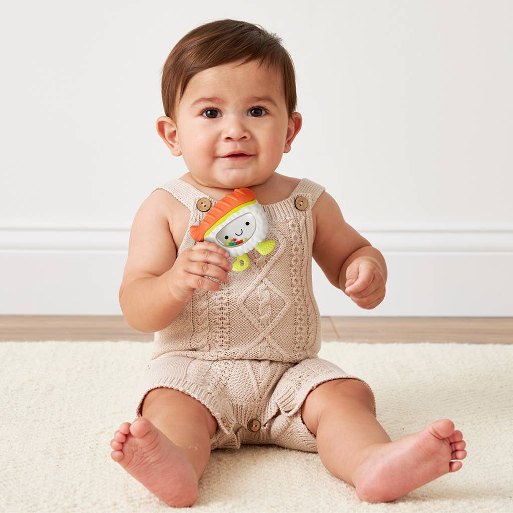Sweetie Shake Plus™ - Teething + Rattle Toy - Tumbler, Croissant, or Sushi