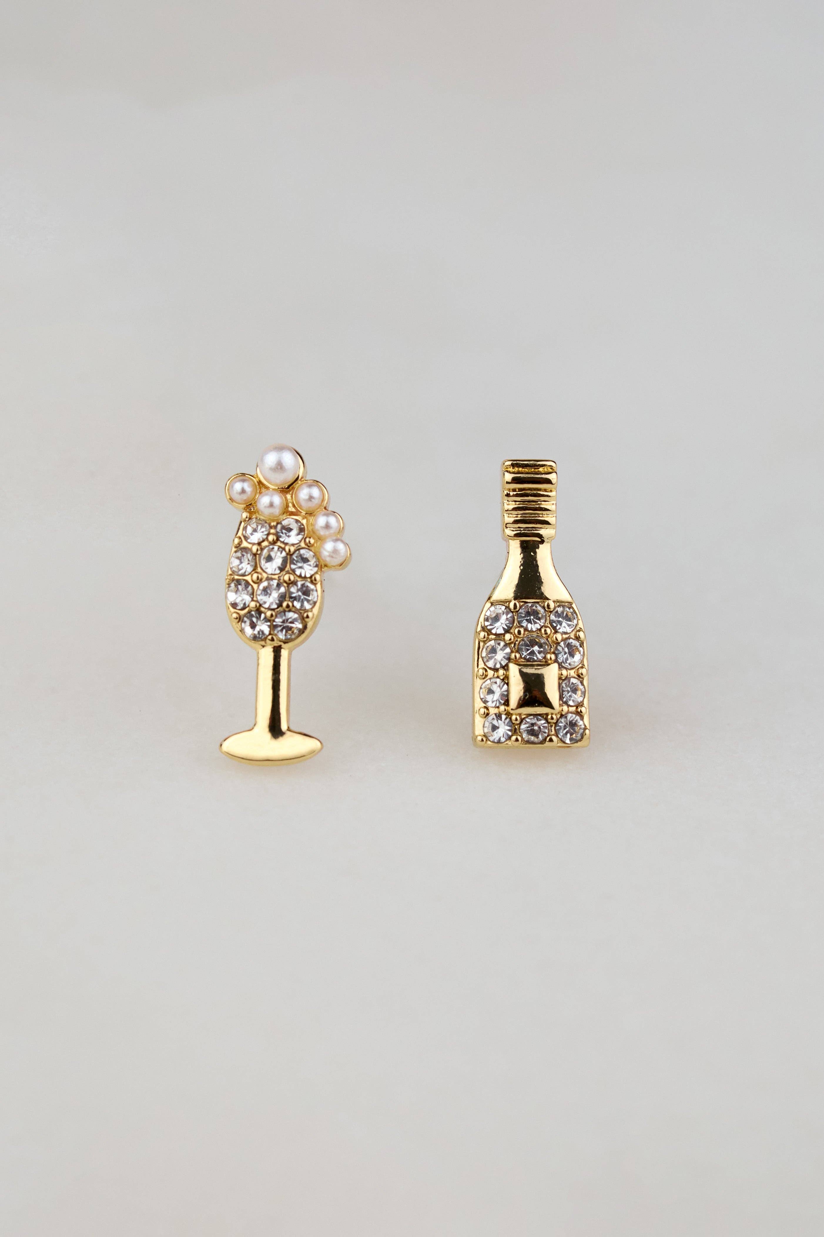 Bubbly Studs - 18K Gold Plated