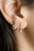 Bubbly Studs - 18K Gold Plated