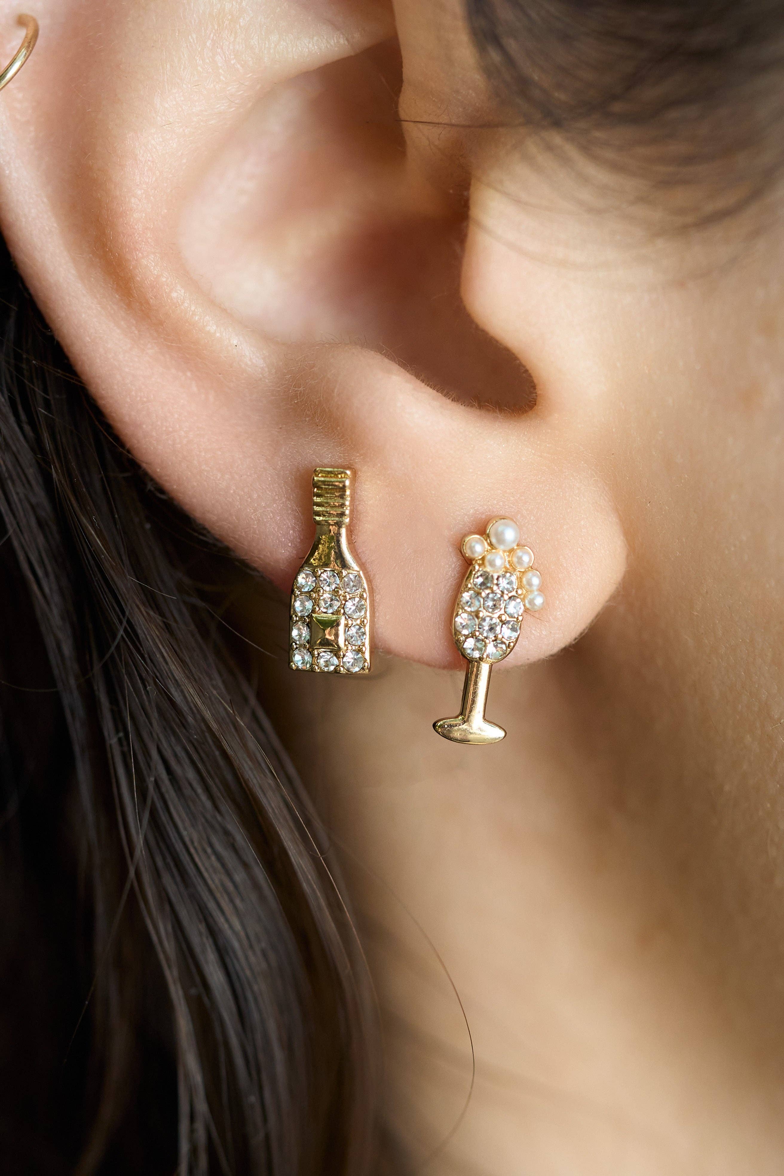 Bubbly Studs - 18K Gold Plated