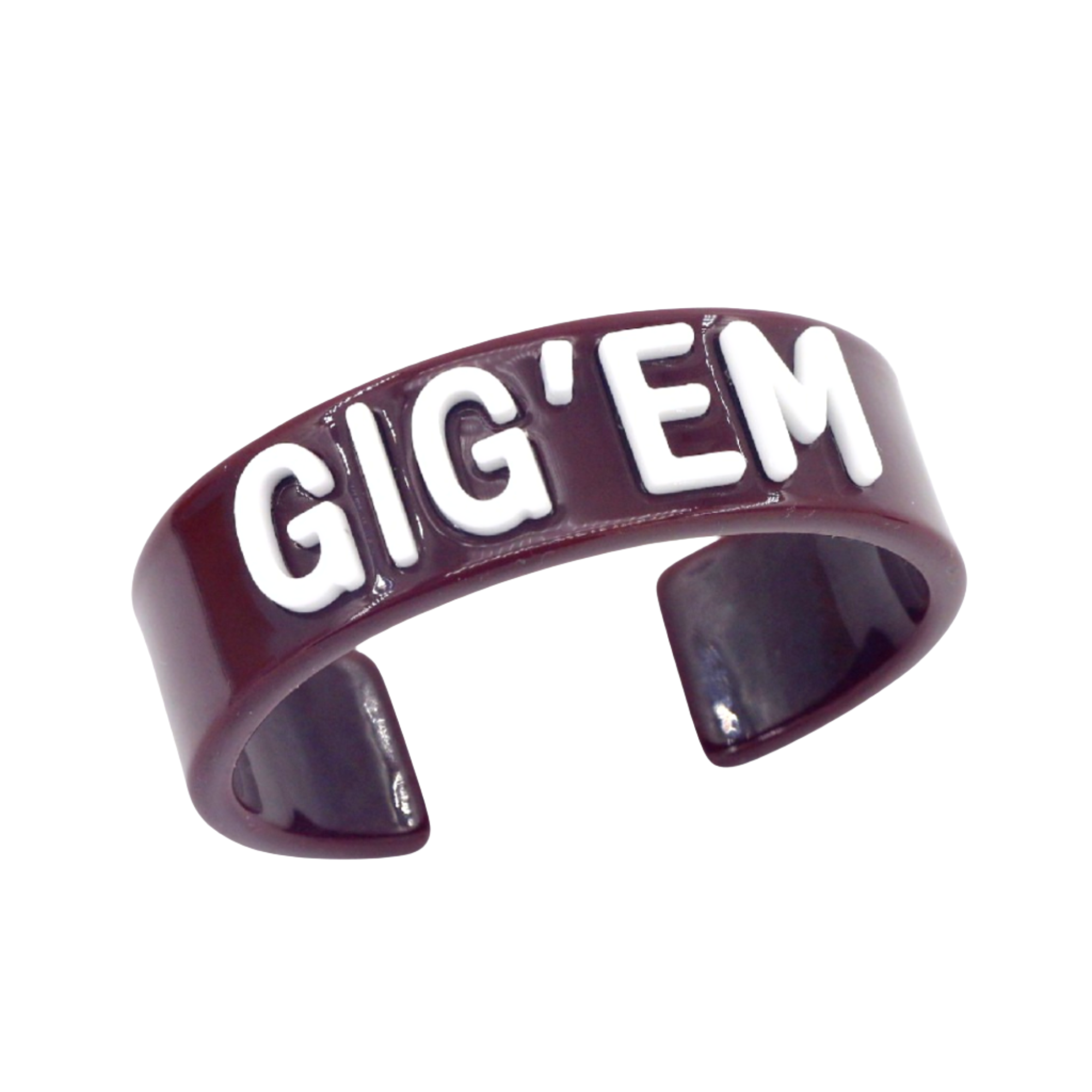 Maroon GIG’EM Cuff