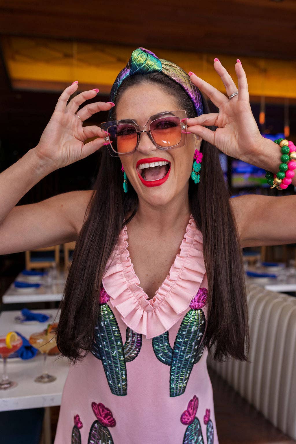 Lavender Retro Sunglasses