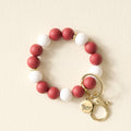 Game Day Hands-Free Keychain Wristlet - Burgundy