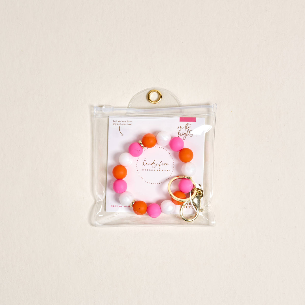 Hands–Free Keychain Wristlet–On the Brightside