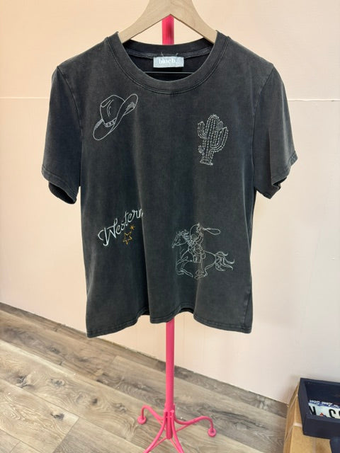 Blue B Rodeo Black Top