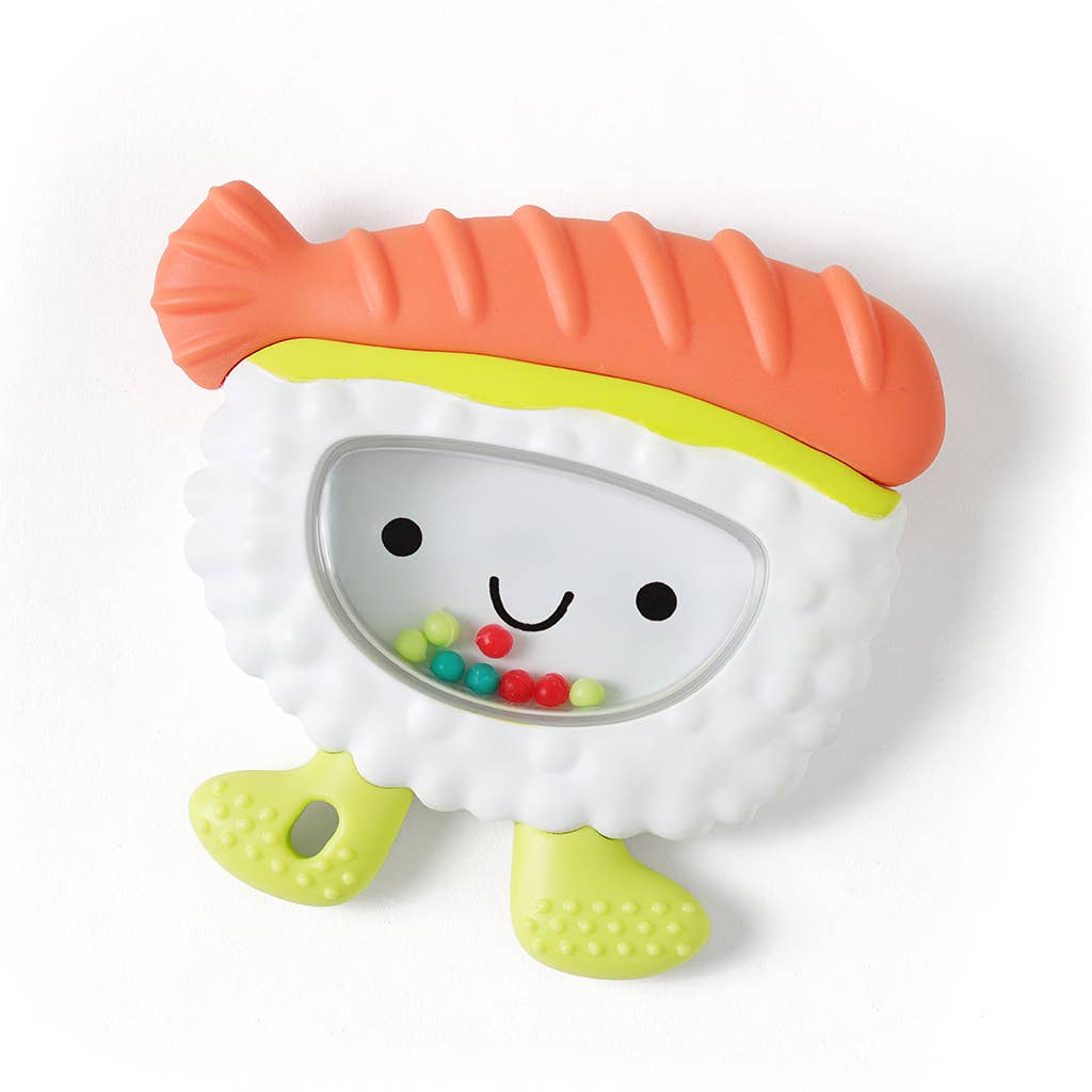 Sweetie Shake Plus™ - Teething + Rattle Toy - Tumbler, Croissant, or Sushi
