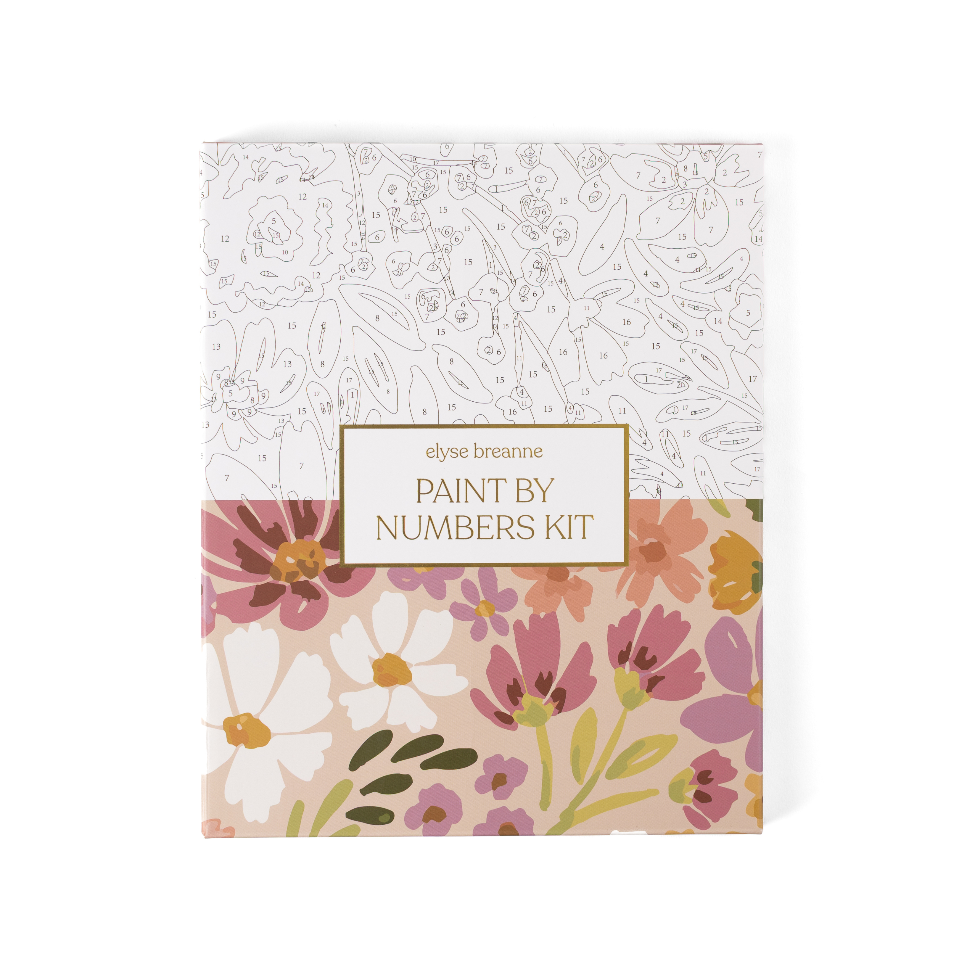 Floral Paint By Number Kit