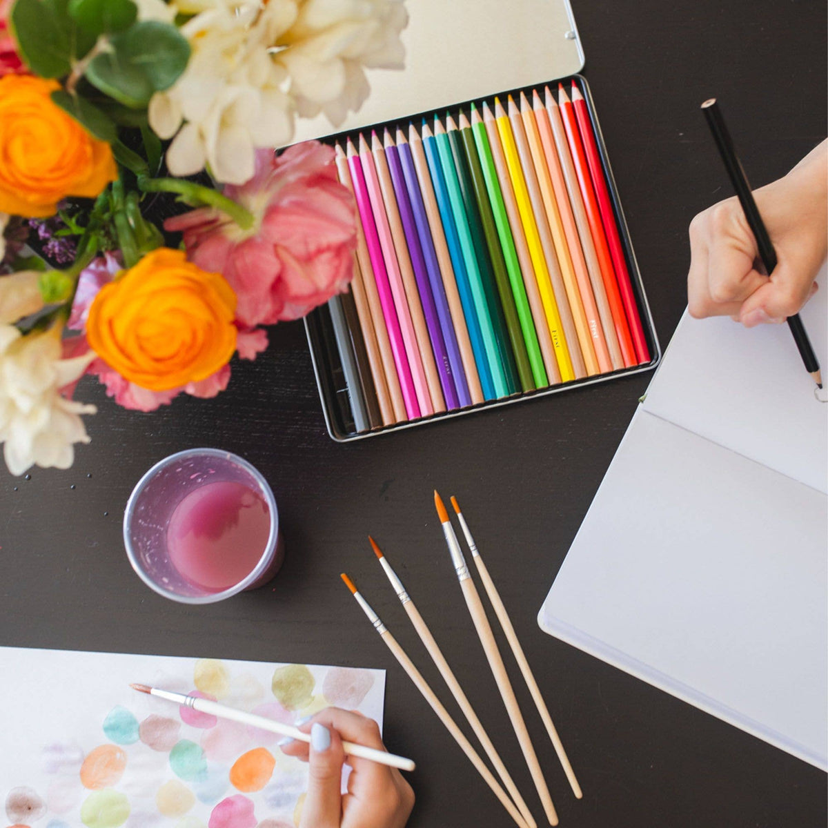 Premium Colored Pencils Set by Pippi Post