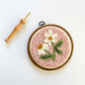 Pink Daisy Punch Needle Kit