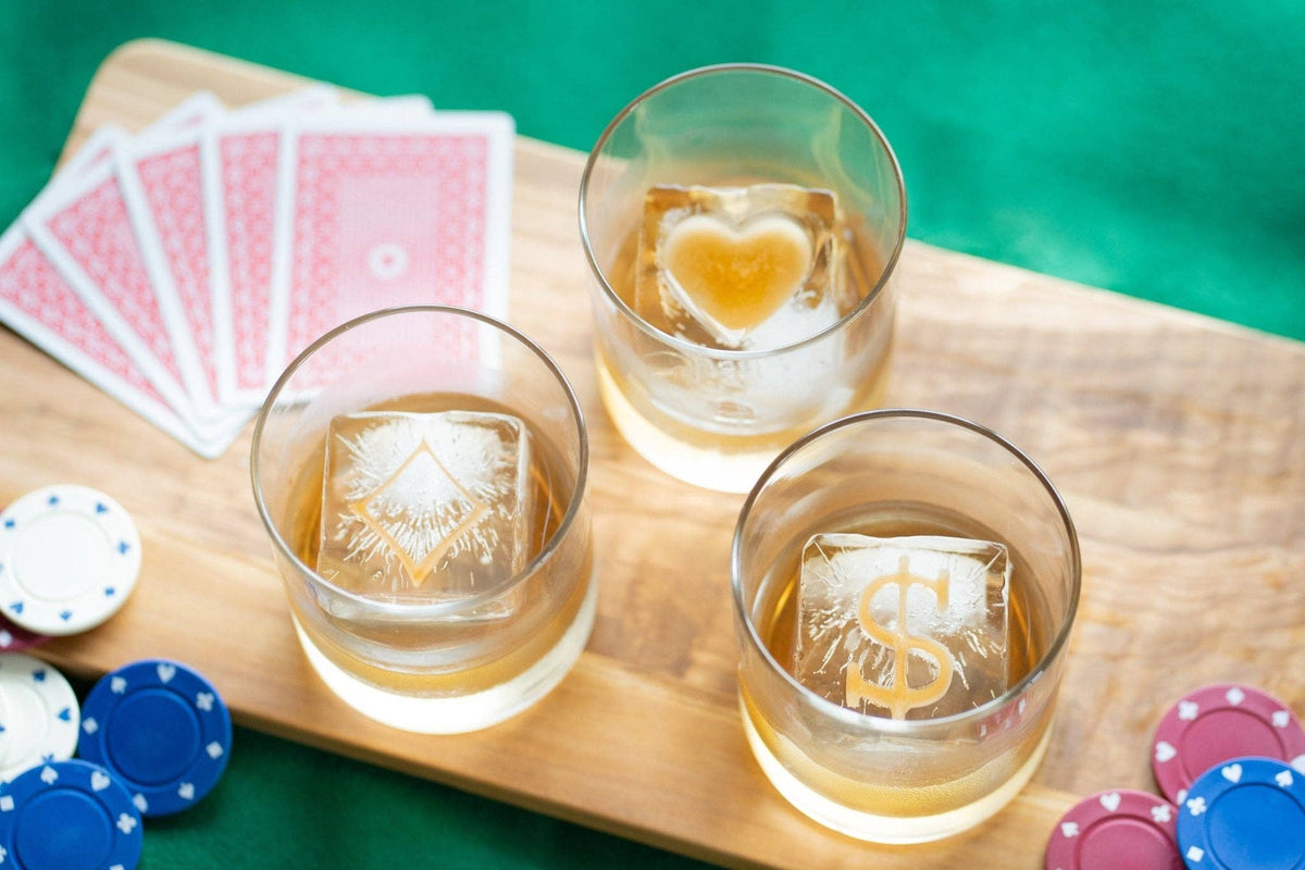 Poker Custom Cocktail Ice Tray - Bundle
