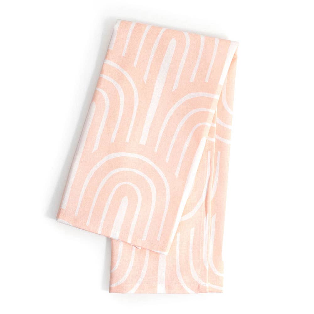 Pink Arches Kitchen Towel