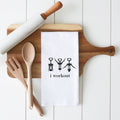 I Workout Tea Towel