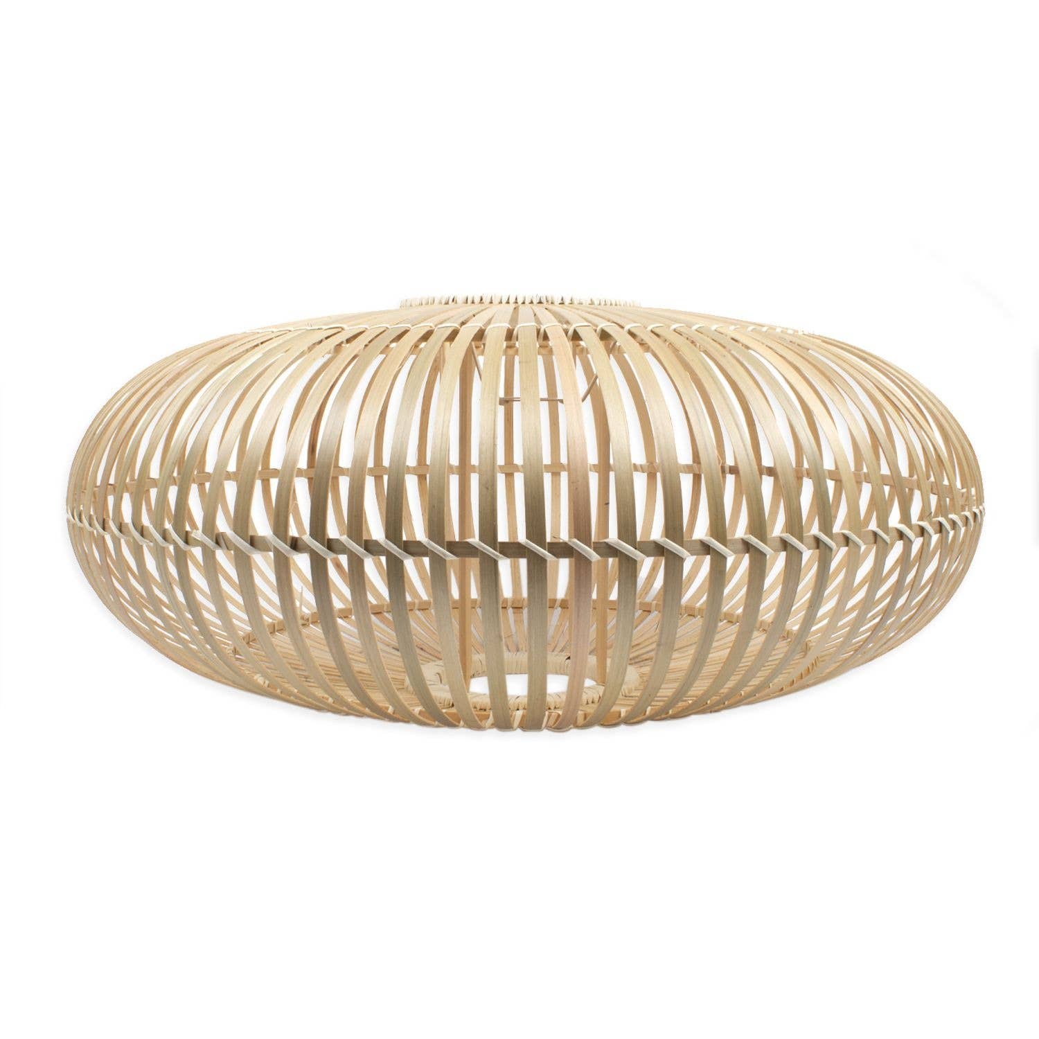 Bamboo Circular Pendant Light