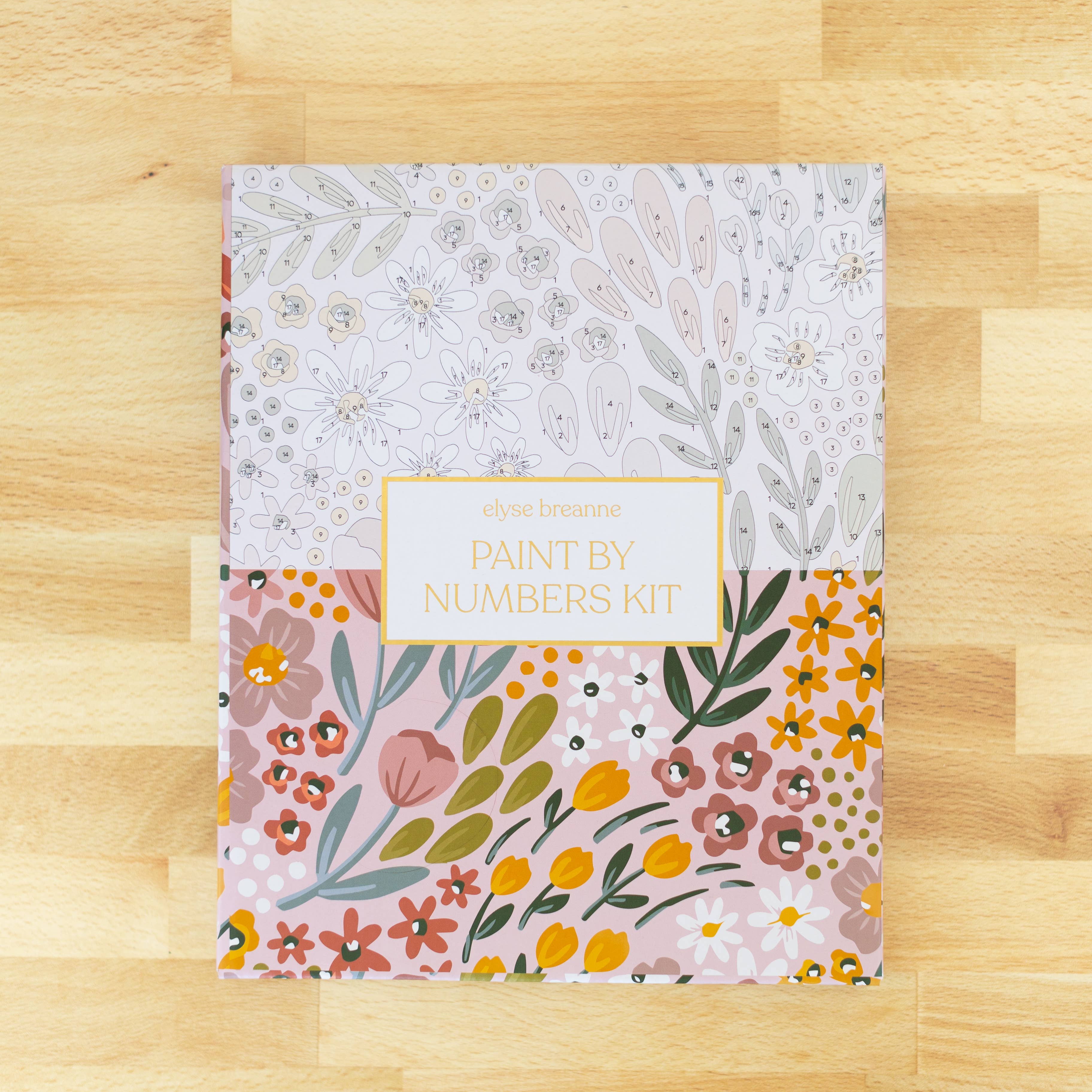Floral Paint By Number Kit