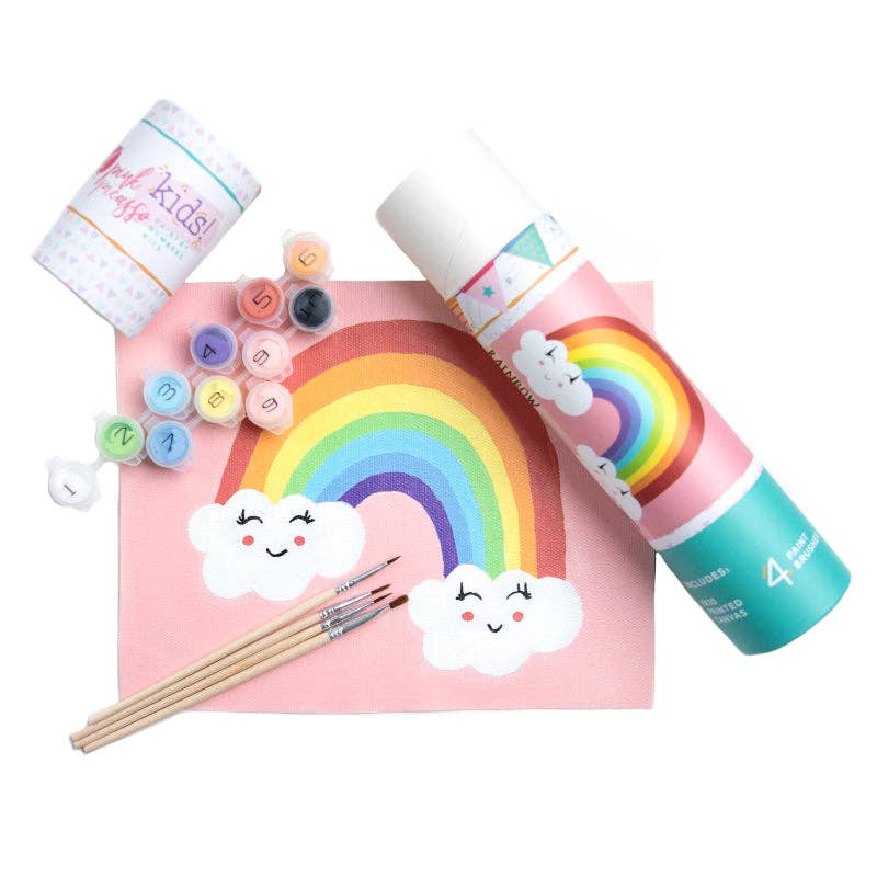 Rainbow Paint by Number Kit
