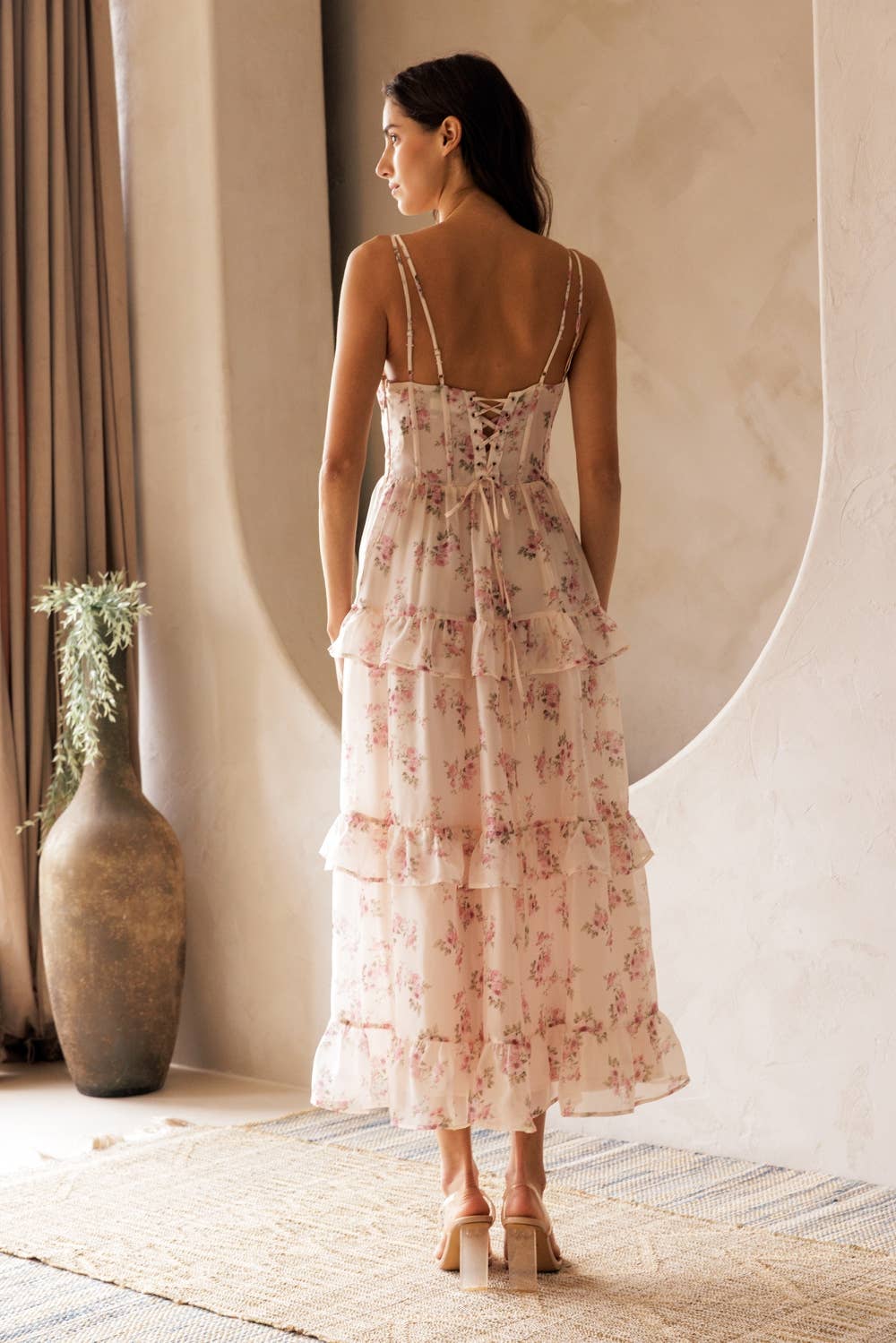 Floral Ruffle Tiered Maxi Dress