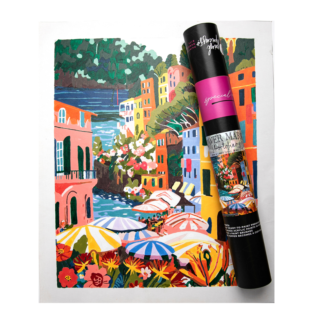 Flower Market: Portofino Paint By Number