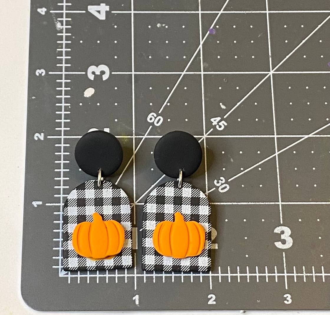 Fall Clay Earrings