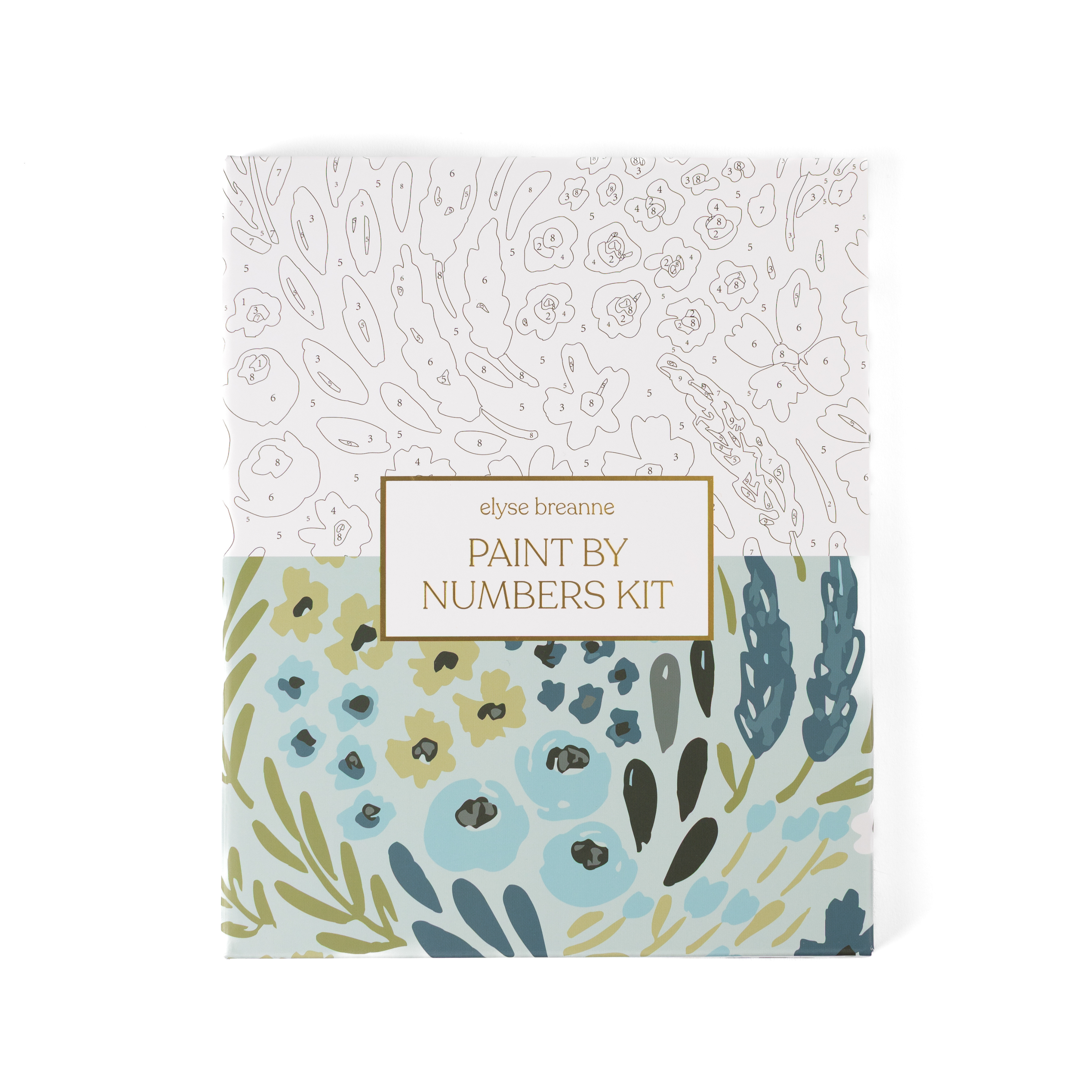 Floral Paint By Number Kit