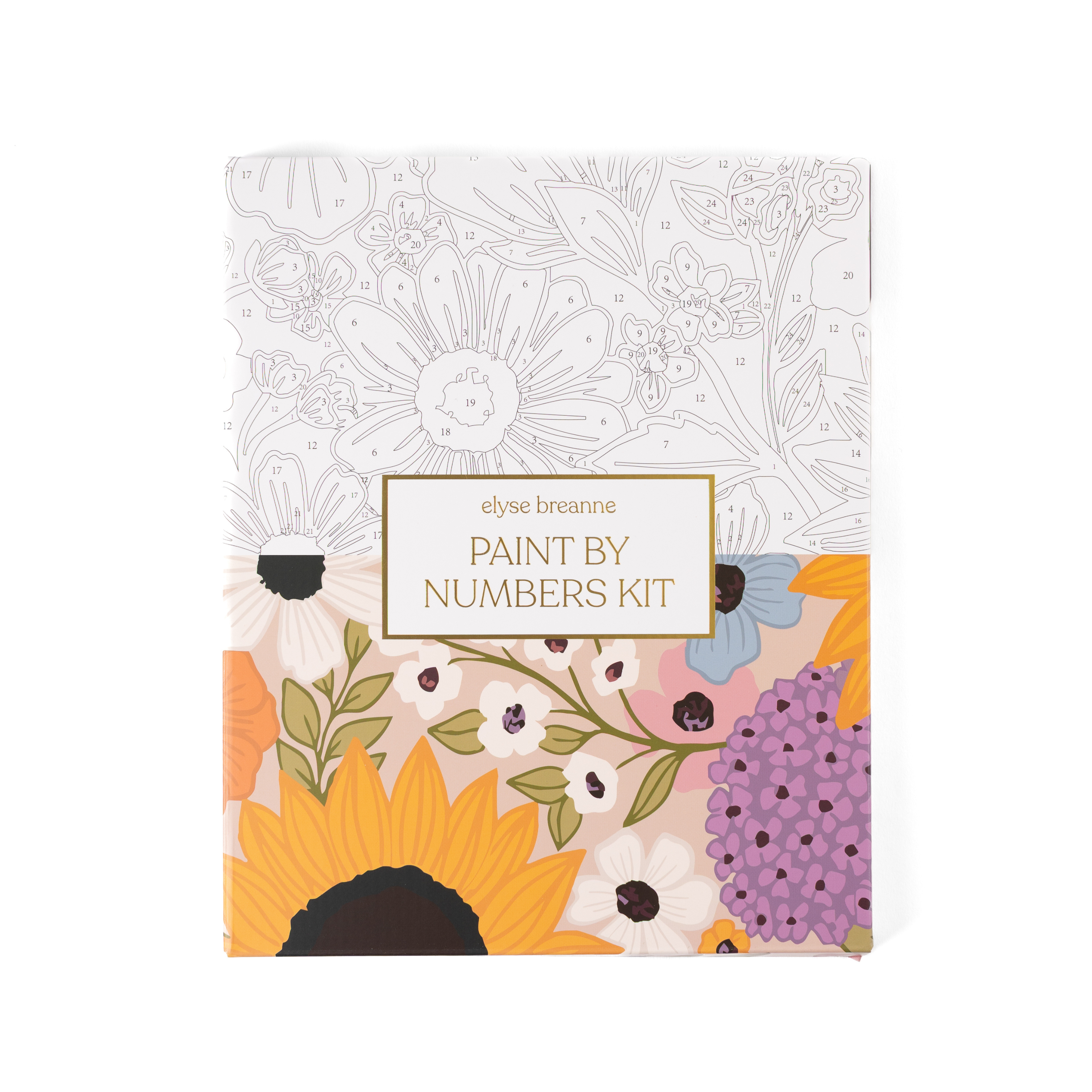 Floral Paint By Number Kit