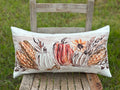 Corn & Pumpkin Lumbar Pillow