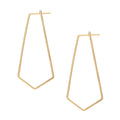 PRISM Minimal Hoop Earrings - gold filled