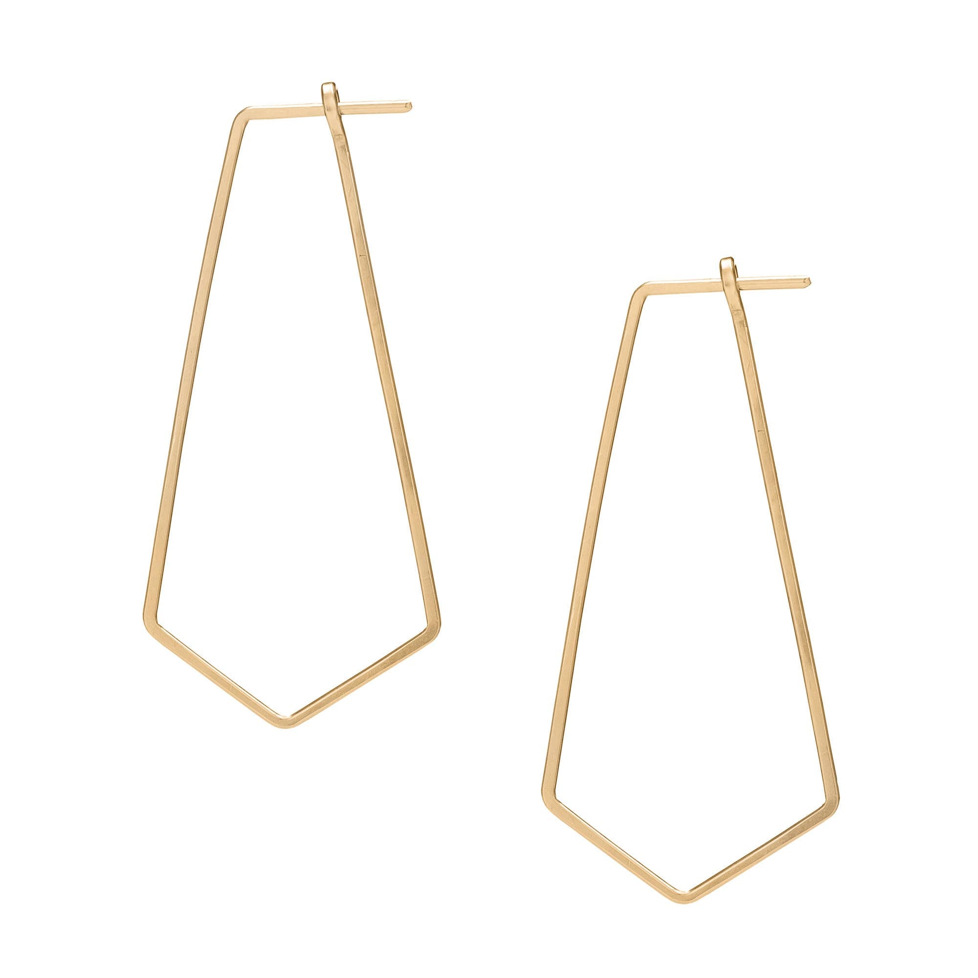 PRISM Minimal Hoop Earrings - gold filled