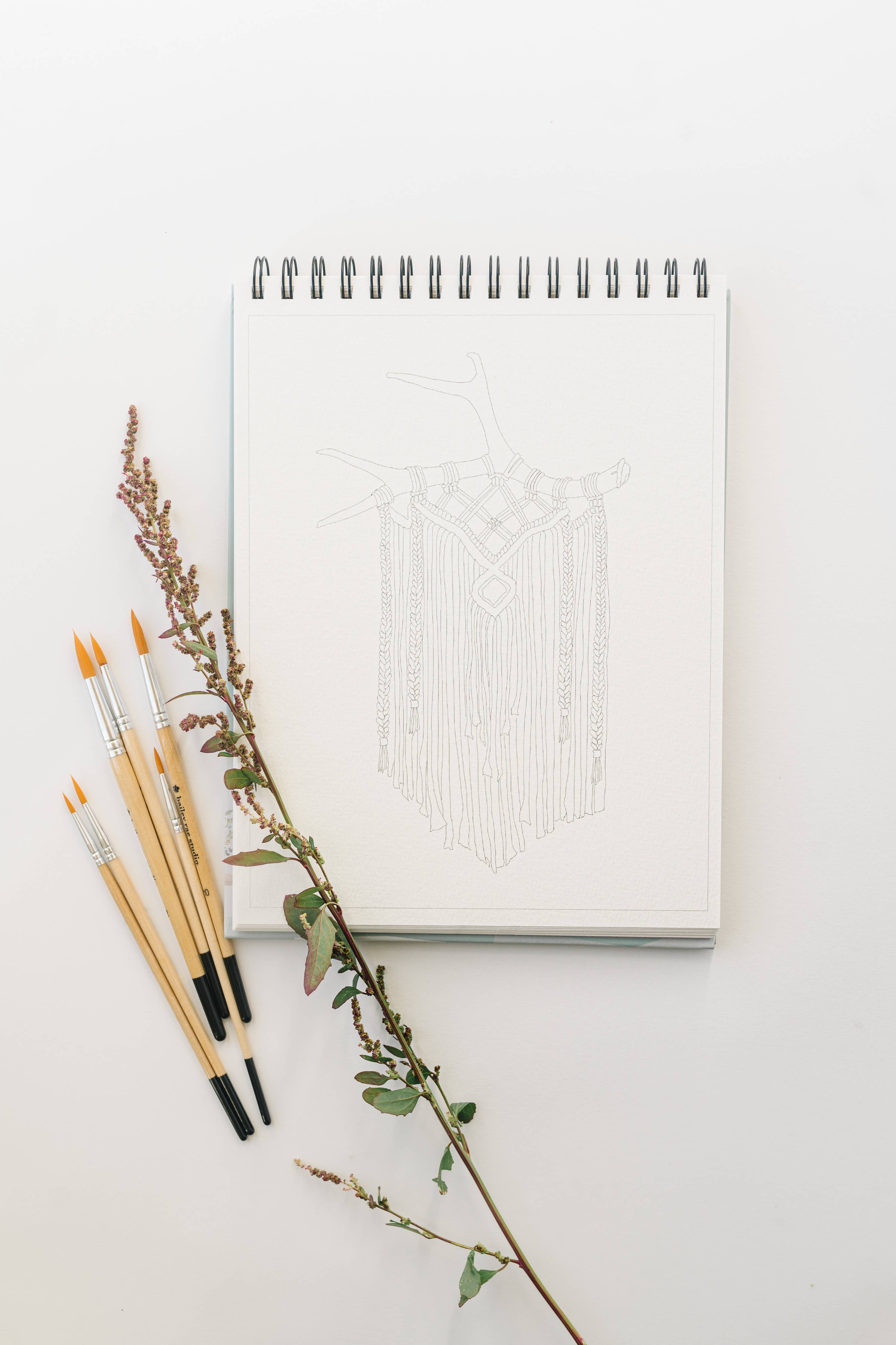 Country Life Watercoloring Book