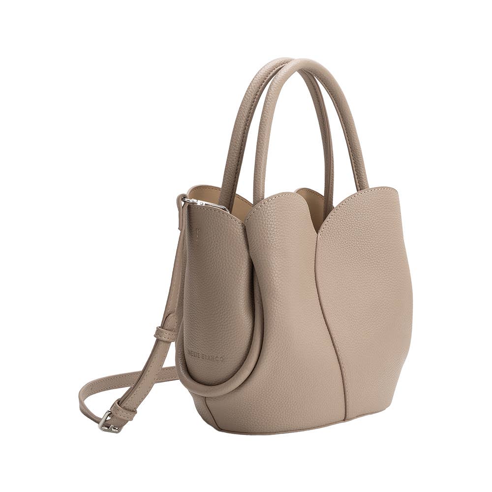 Tulip Mushroom Recycled Vegan Leather Top Handle