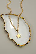 18K Stainless Steel Tarnish Free Star Necklace