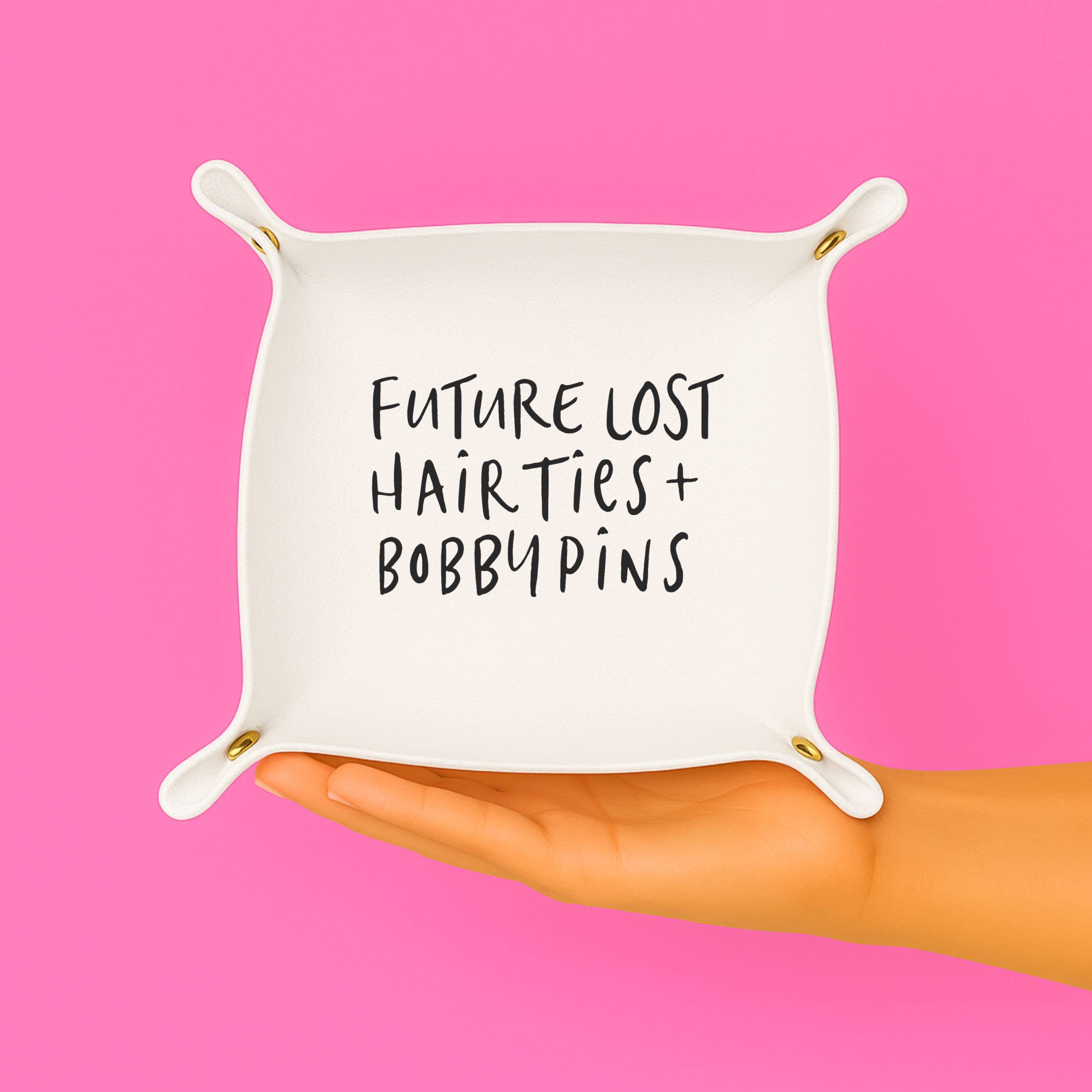 Funny trinket tray | Future Lost Hair Ties