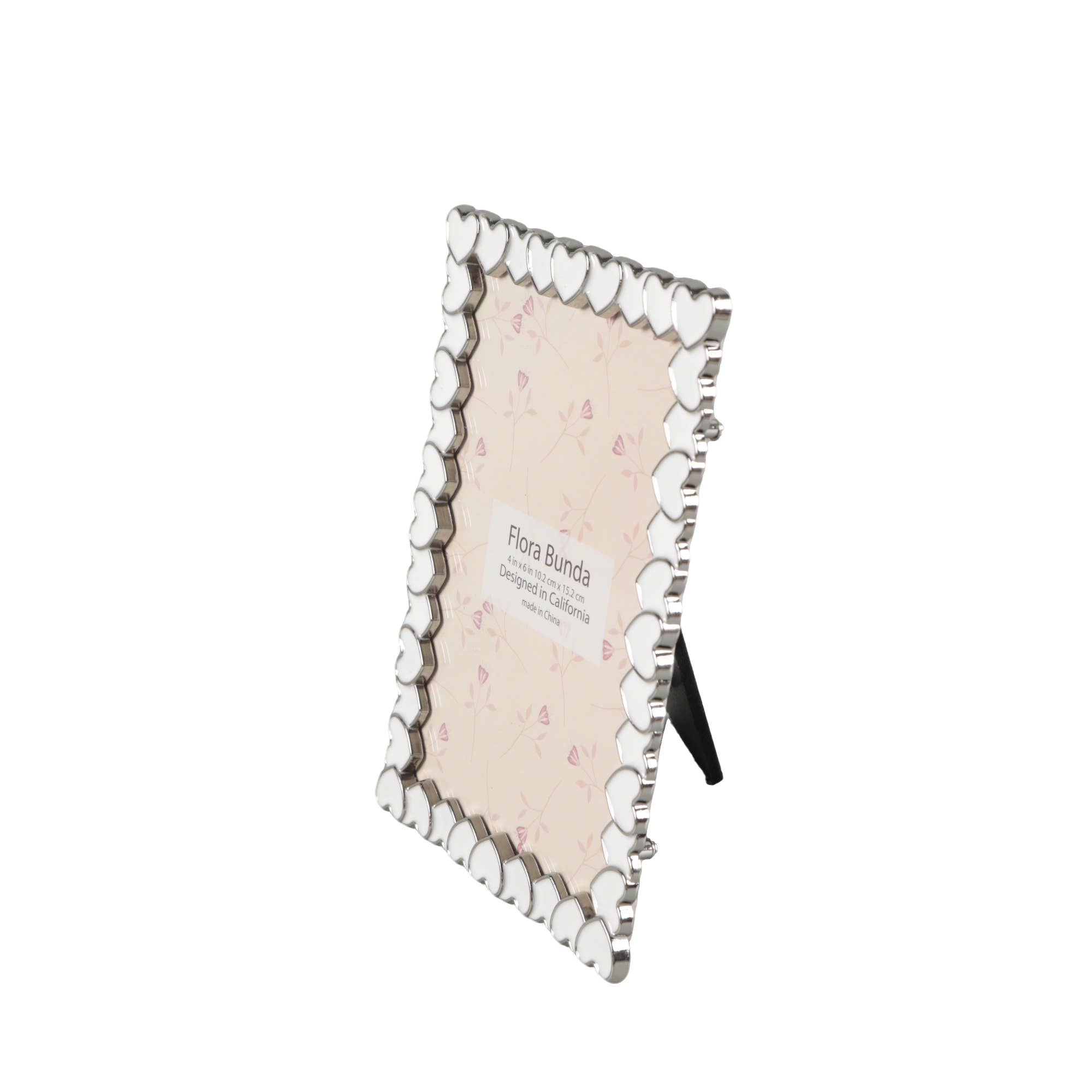 4x6 Heart Zinc Alloy Frame