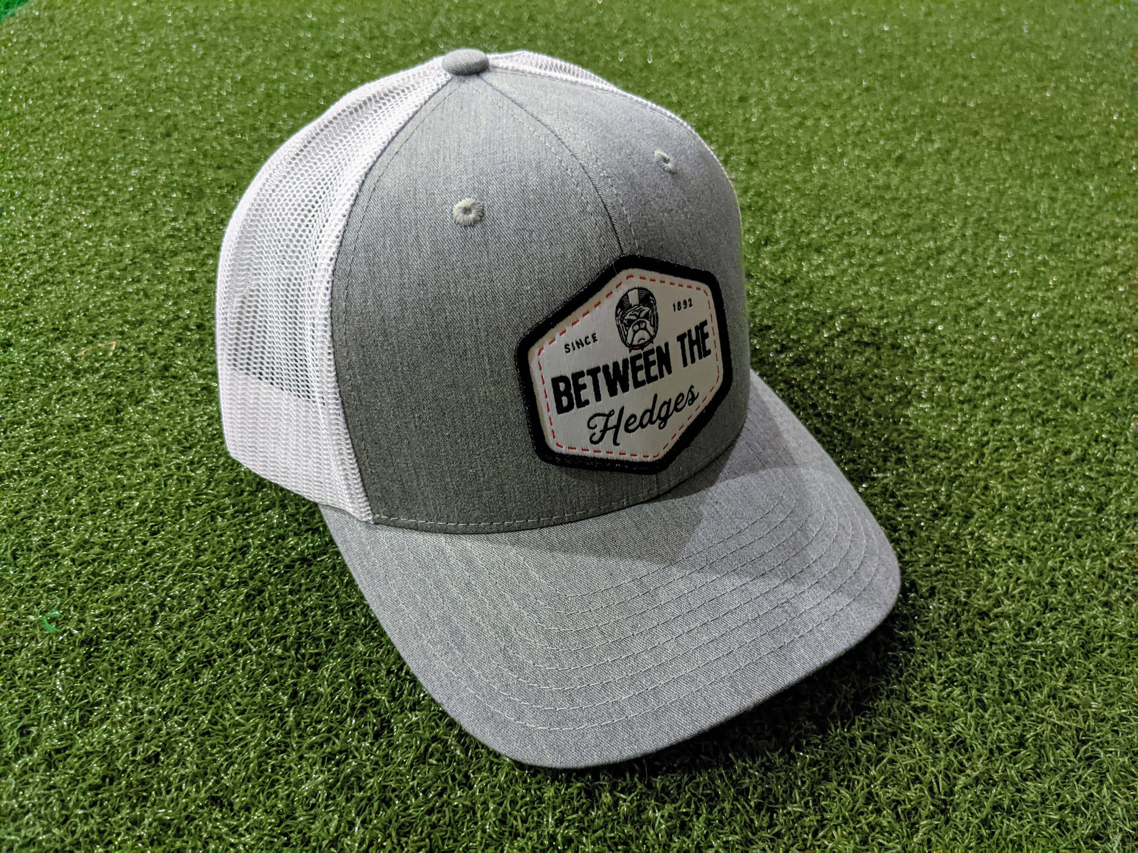 Grey & White "Between The Hedges" Trucker Hat