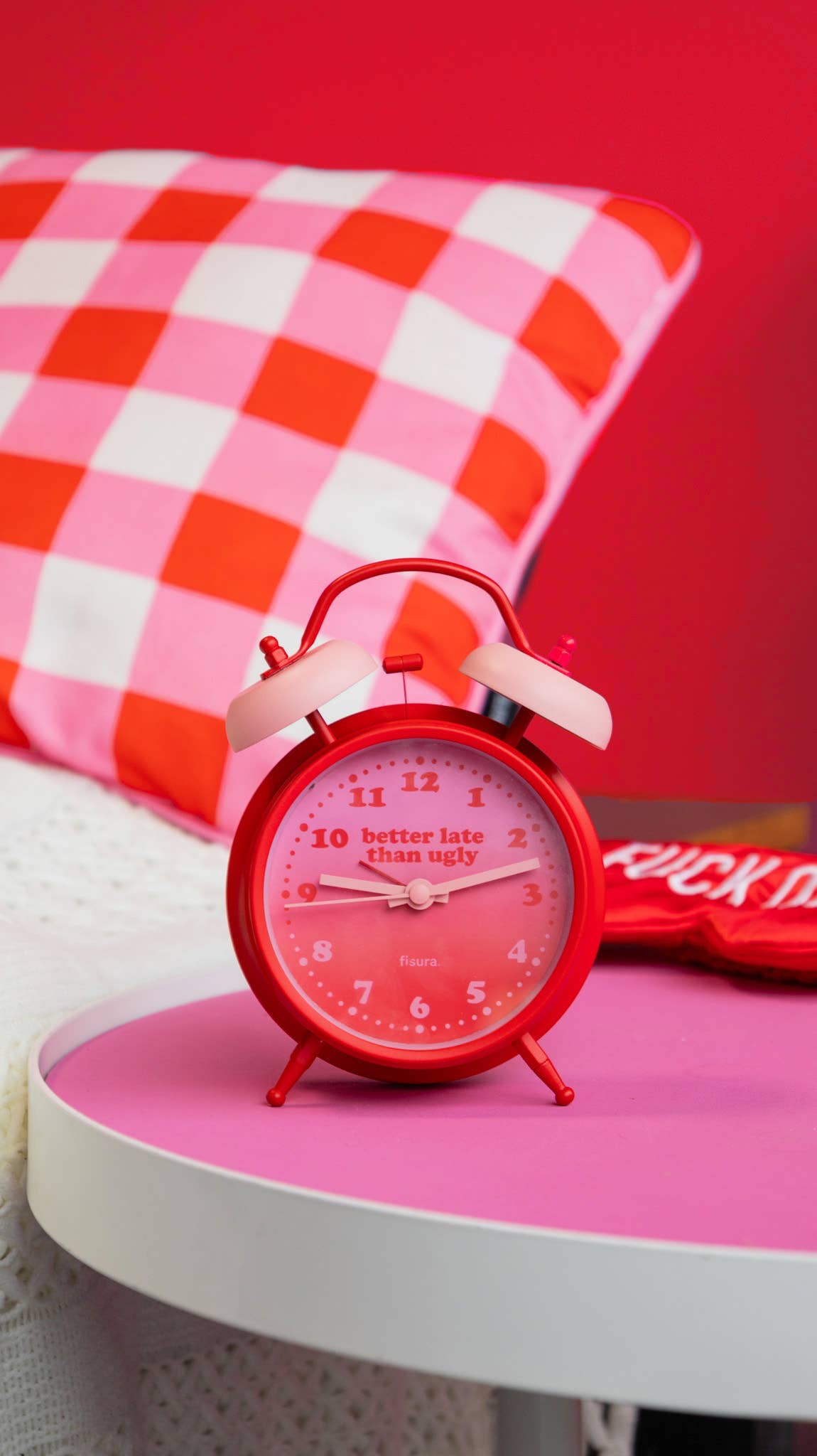 Retro Alarm Clock "Better Late Than Ugly"