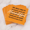 Thankful Cocktail Napkins  5x5