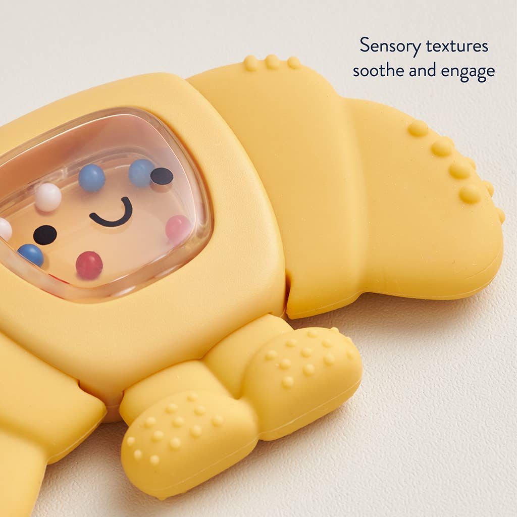 Sweetie Shake Plus™ - Teething + Rattle Toy - Tumbler, Croissant, or Sushi